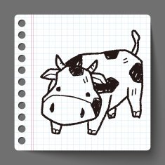 cow doodle N7