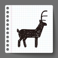 deer doodle N3