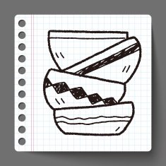 dishes doodle N3