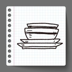 dishes doodle N4