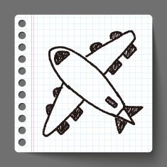 doodle airplane N8
