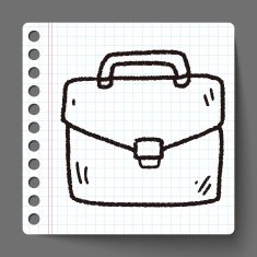 doodle briefcase N5