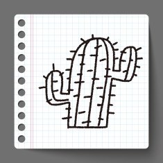 doodle cactus N3