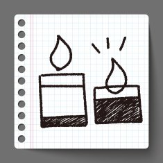 doodle candle N7