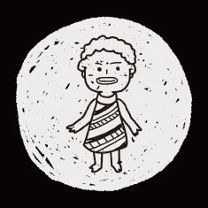 African people doodle N5