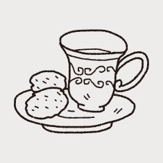 afternoon tea doodle N6