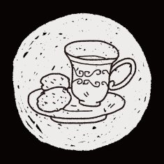 afternoon tea doodle N8