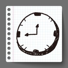 doodle clock N3