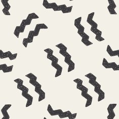 Aquarius Constellation doodle seamless pattern background