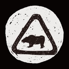 bear sign doodle N5