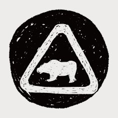 bear sign doodle N6