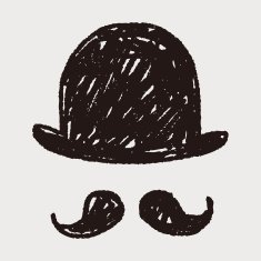 beard hat doodle N3