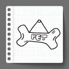doodle dog bone banner N3