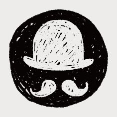 beard hat doodle N6