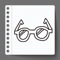 doodle eye glasses N4
