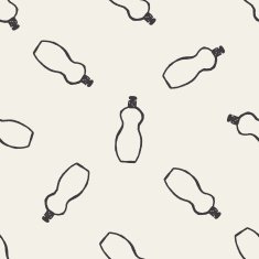 bottle doodle seamless pattern background N3