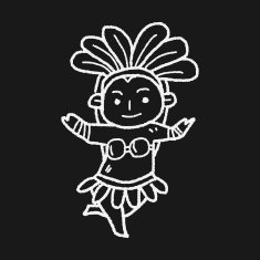 brazil dancer doodle N3