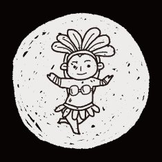 brazil dancer doodle N4