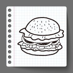 Doodle Hamburger N7