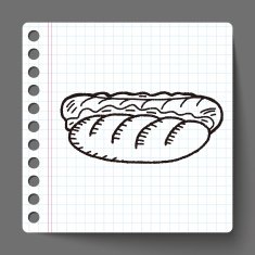 Doodle Hot Dog N4