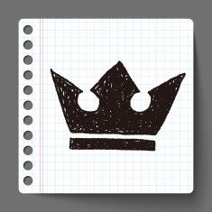 doodle king crown N10