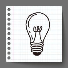 Doodle Light bulb N8