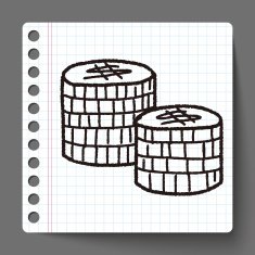 doodle money coin N8