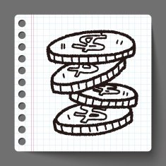 doodle money coin N9