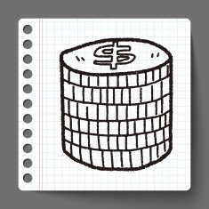 doodle money coin N12