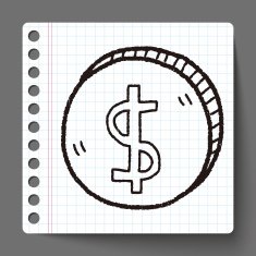 doodle money coin N13