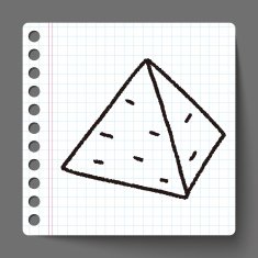 Doodle pyramid N17