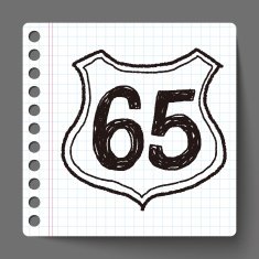 Doodle road sign N6 free image download