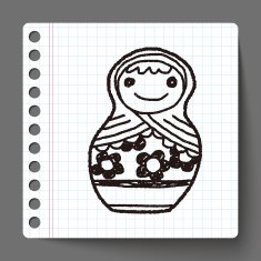 Doodle Russian Dolls N5
