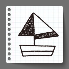 doodle sailboat N10