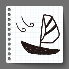 doodle sailboat N12