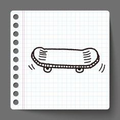 Doodle Skateboard N2