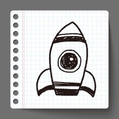 Doodle Spaceship N15