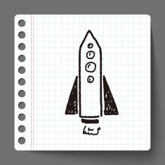 Doodle Spaceship N16