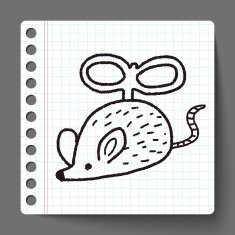 doodle toy mouse N3