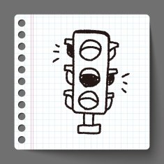 doodle traffic lights N6