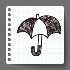 doodle umbrella N3