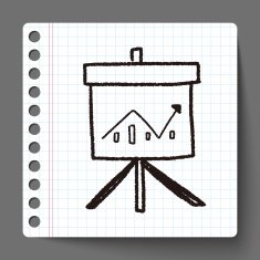 doodle whiteboard chart N10