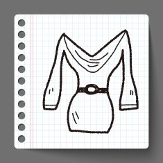 dress doodle N19