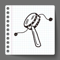 drum toy doodle