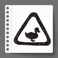 duck sign doodle N2