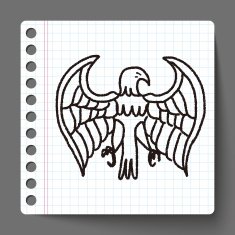 eagle doodle N3