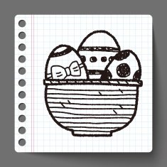 easter egg doodle N59