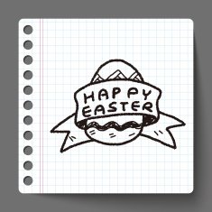 easter egg doodle N63