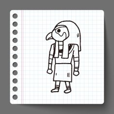 egypt god doodle N6
