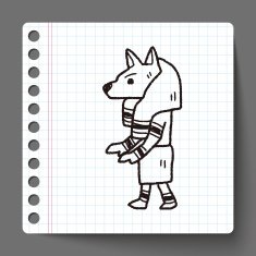 egypt god doodle N7
